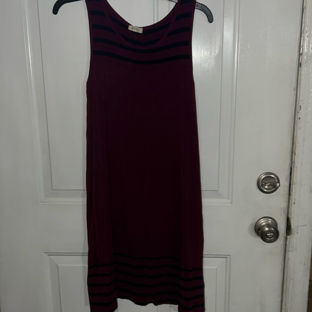 Cute little burgundy dress